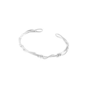 Elegant 926 Silver Twist Bracelet